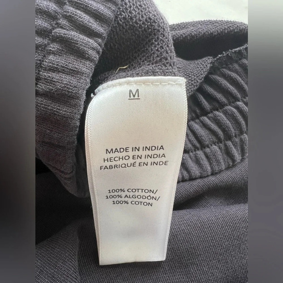 Favorite Daughter Black Pull On Drawstring Wide Legs Sweatpants Size M - Picture 8 of 9